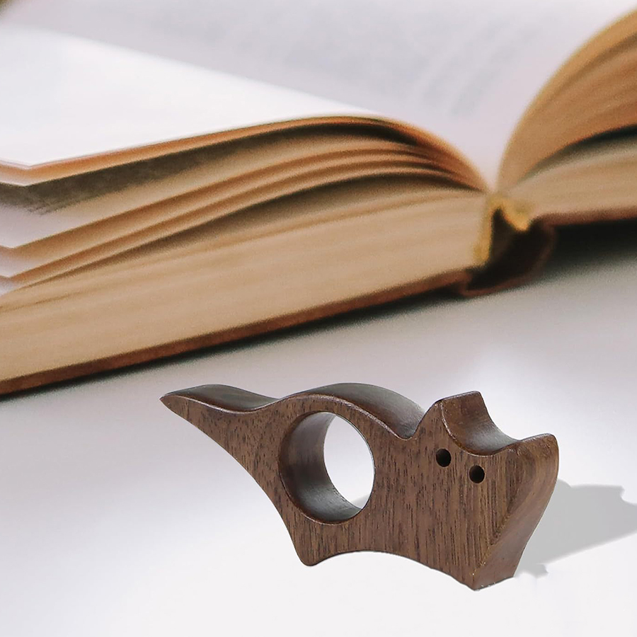 Pet Supplies Ringwood - Wooden Pet Cat Dog Reading Bookmark