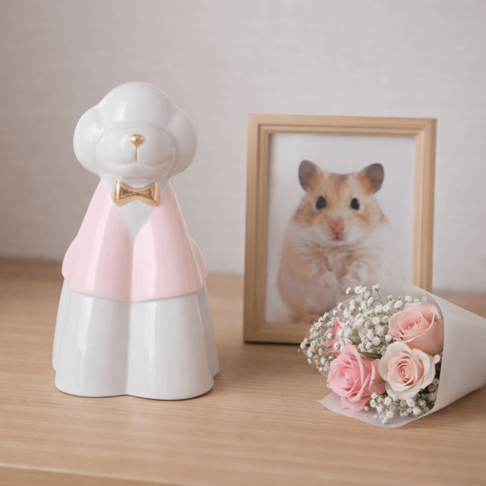 Pet Supplies Stores - Dog Shape Pet Memorial Urn Sealing