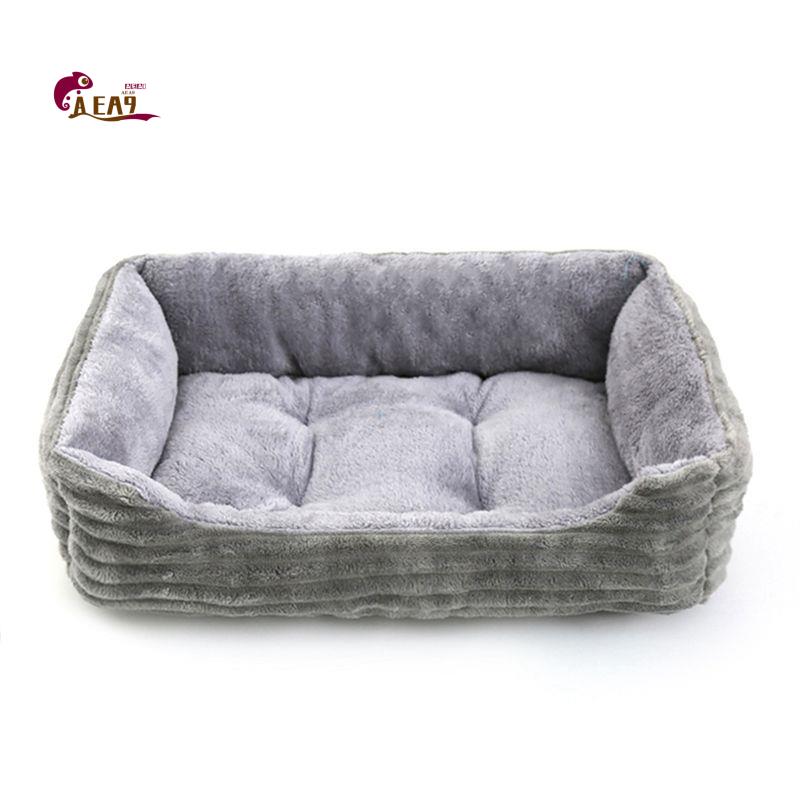 Pet X Supplies & Tack Photos - AEA9-Grey Dog Bed Pet Square Plush