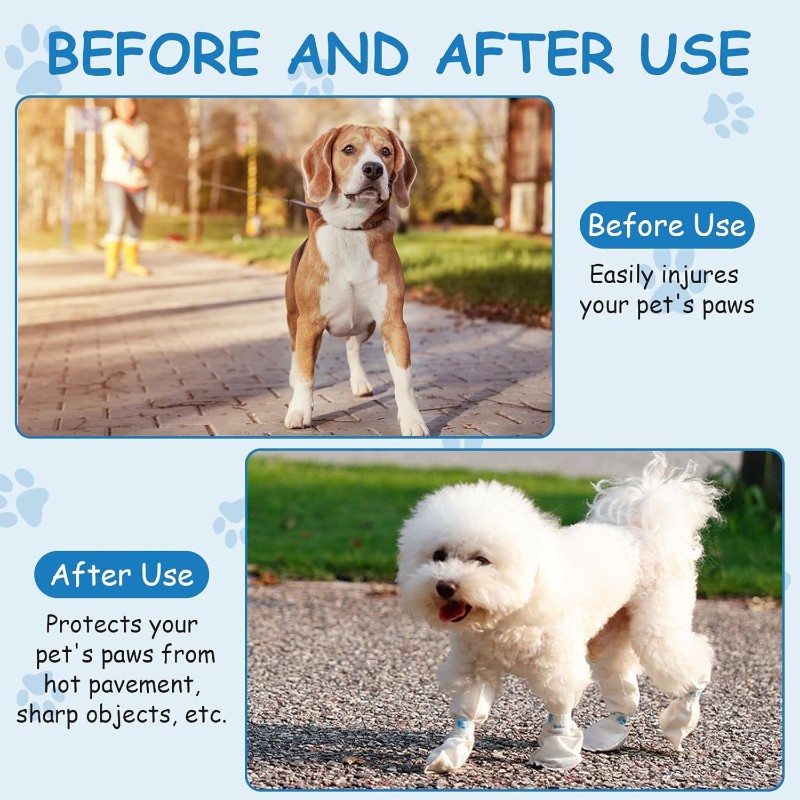 【CHRISTMAS 】Pet Disposable Sho - огляд і ціна Dog Booties Paw Protector