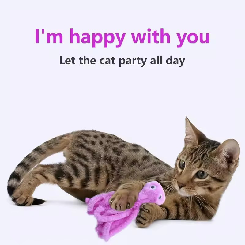 Cute octopus cat toys for kitt - огляд і ціна Pet Supplies Young