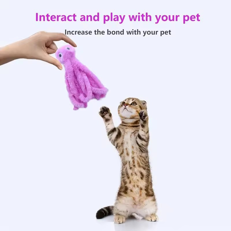 Cute octopus cat toys for kitt - огляд і ціна Pet Supplies Young