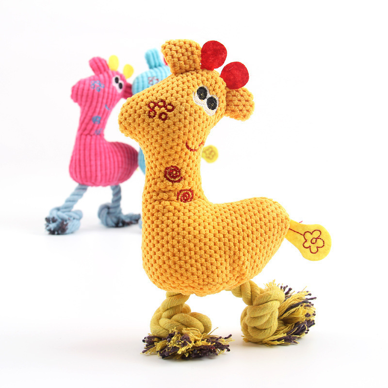 Deer Woven Plush Squeaky Chew  - огляд і ціна Pet Supplies Young