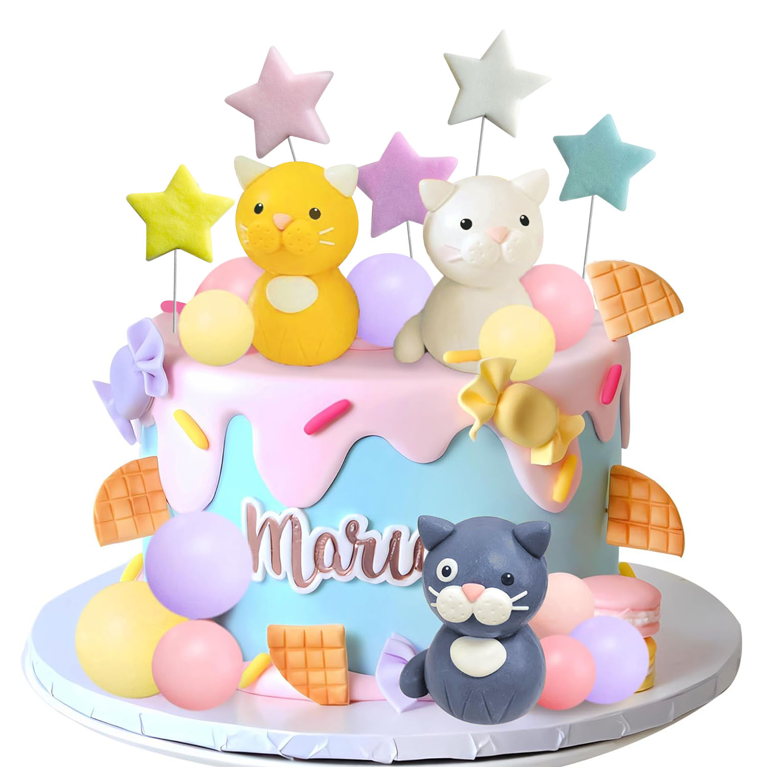 17 PCS Cat Cake Topper Cute Ca - огляд і ціна Pet Supplies Outlet