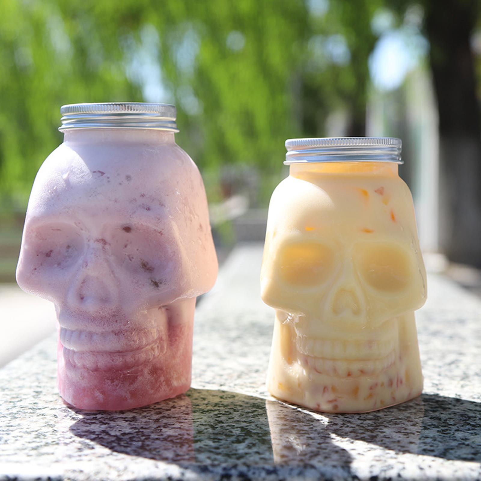 Transparent Skull Jars with Li - огляд і ціна Pet Supplies Young