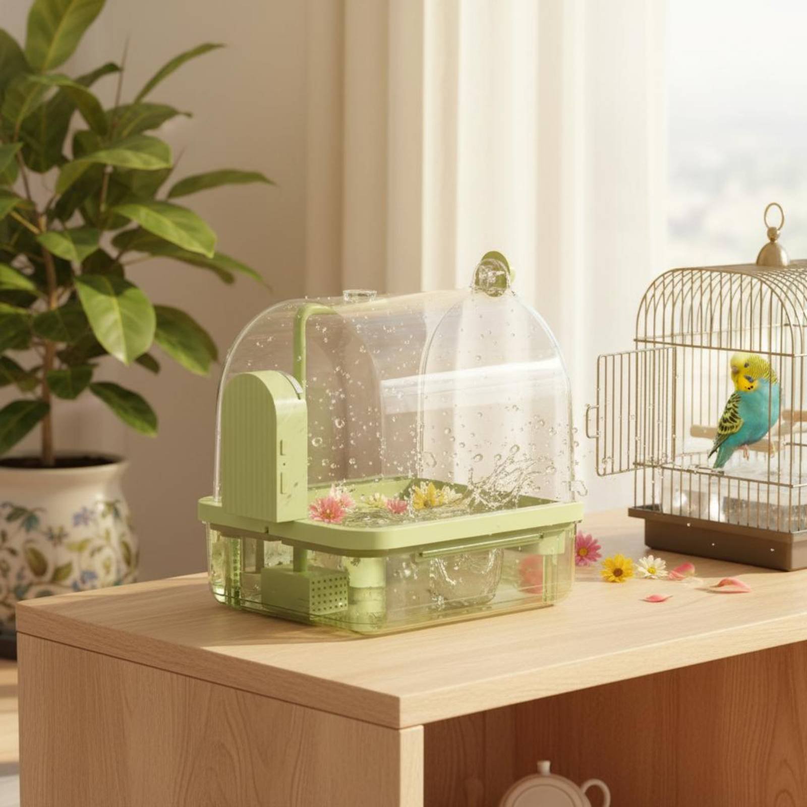 Automatic Bird Bath Wireless S - огляд і ціна Pet Supplies Usa
