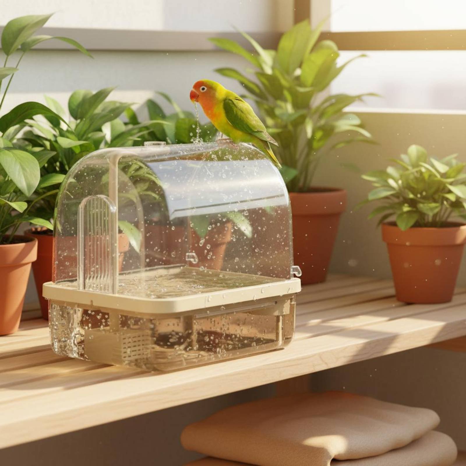 Automatic Bird Bath Wireless S - огляд і ціна Pet Supplies Usa
