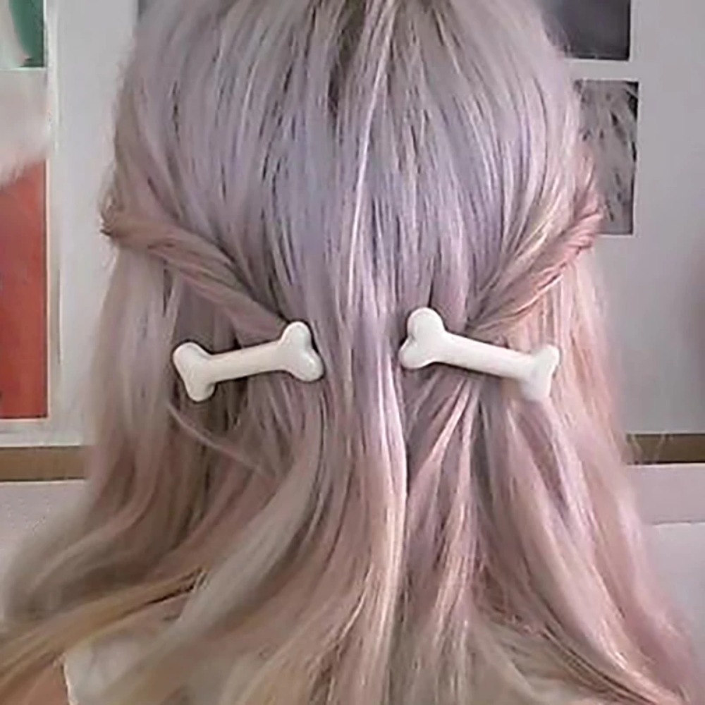Y2K Cartoon Dog Bone Hair Clip - огляд і ціна Pet Supplies Store