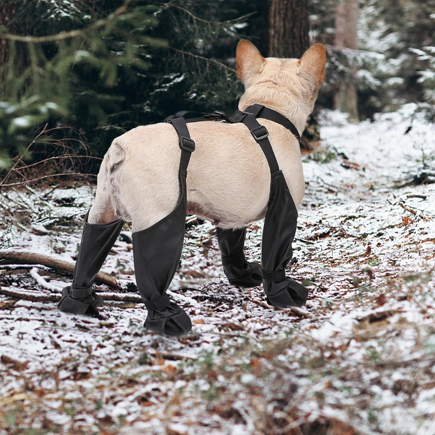 Dog Suspender Boots Waterproof - огляд і ціна Dog Booties Paw Protector