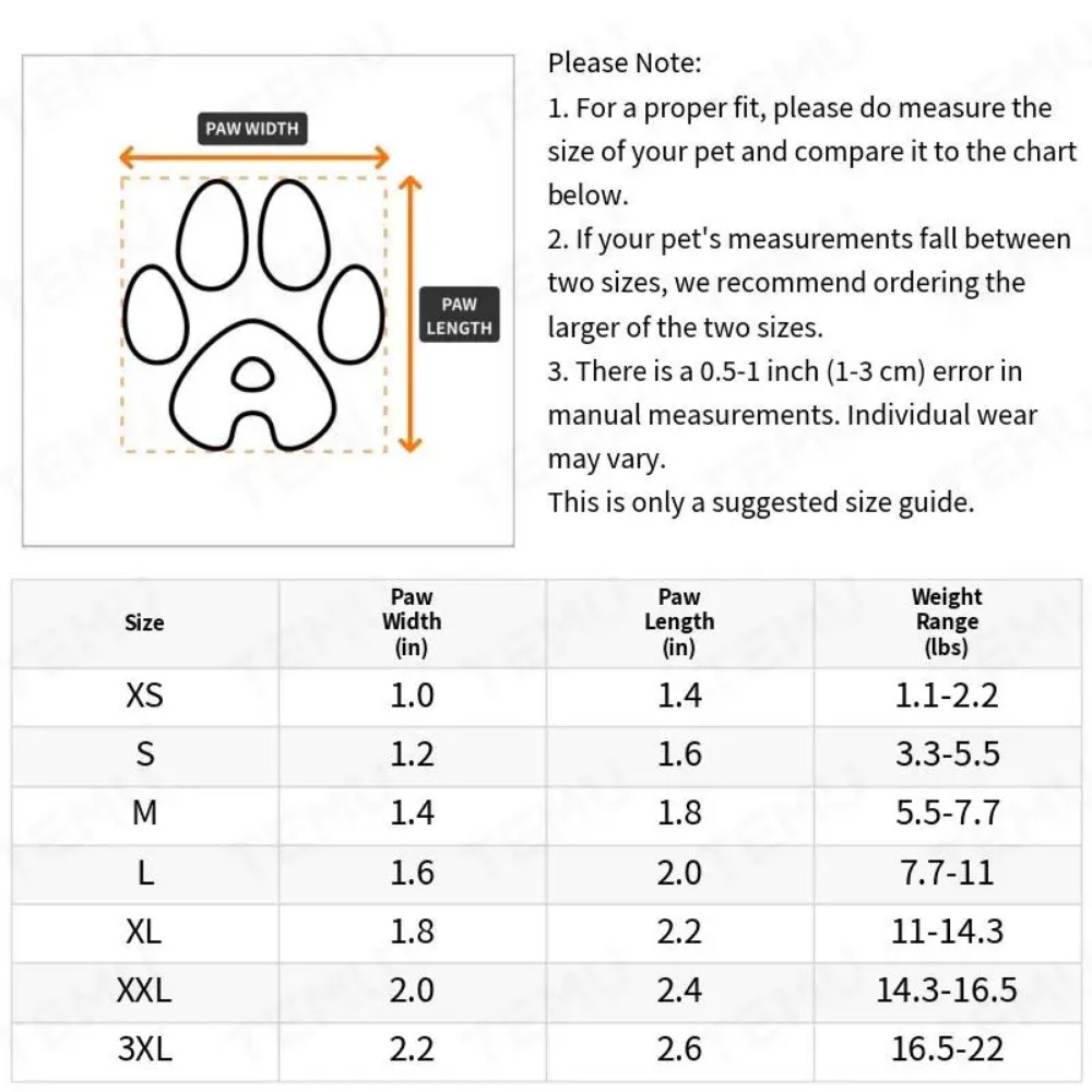 Small Dog Water-Resistant Rain - огляд і ціна Dog Booties Paw Protector