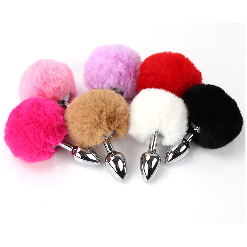 BDSM Metal Anal Plug with Rabb - огляд і ціна Pet Supplies Outlet