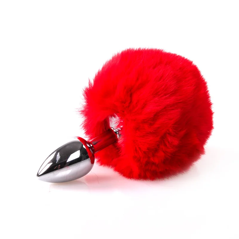 BDSM Metal Anal Plug with Rabb - огляд і ціна Pet Supplies Outlet