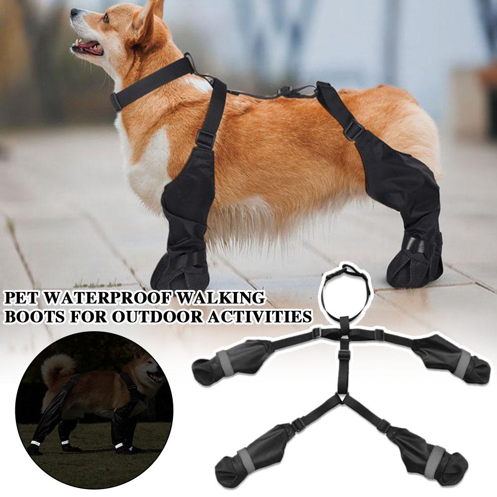 Dog Suspender Boots Waterproof - огляд і ціна Dog Booties Paw Protector