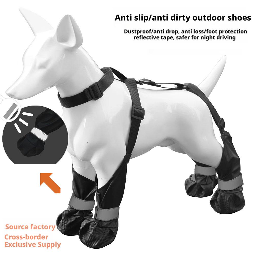Dog Suspender Boots Waterproof - огляд і ціна Dog Booties Paw Protector