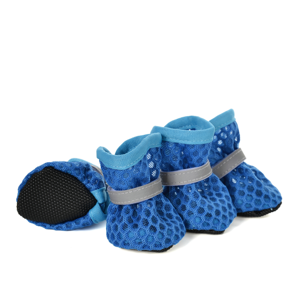 4pcs/set Summer Breathable Dog - огляд і ціна Dog Booties Paw Protector