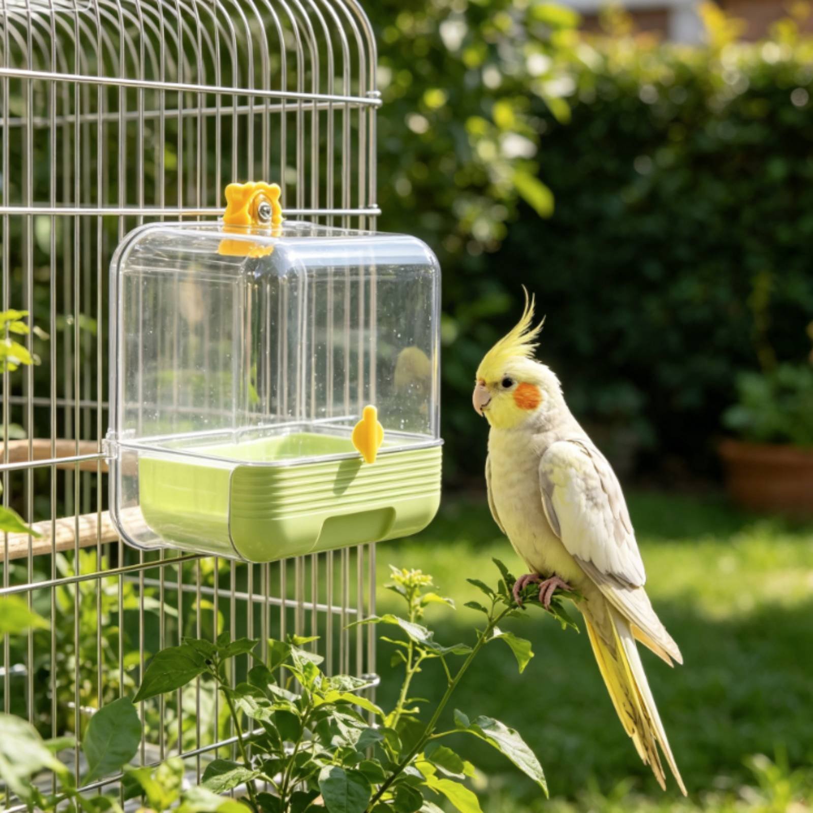 Parrot Bathing Tub Multi Funct - огляд і ціна Pet Supplies Usa