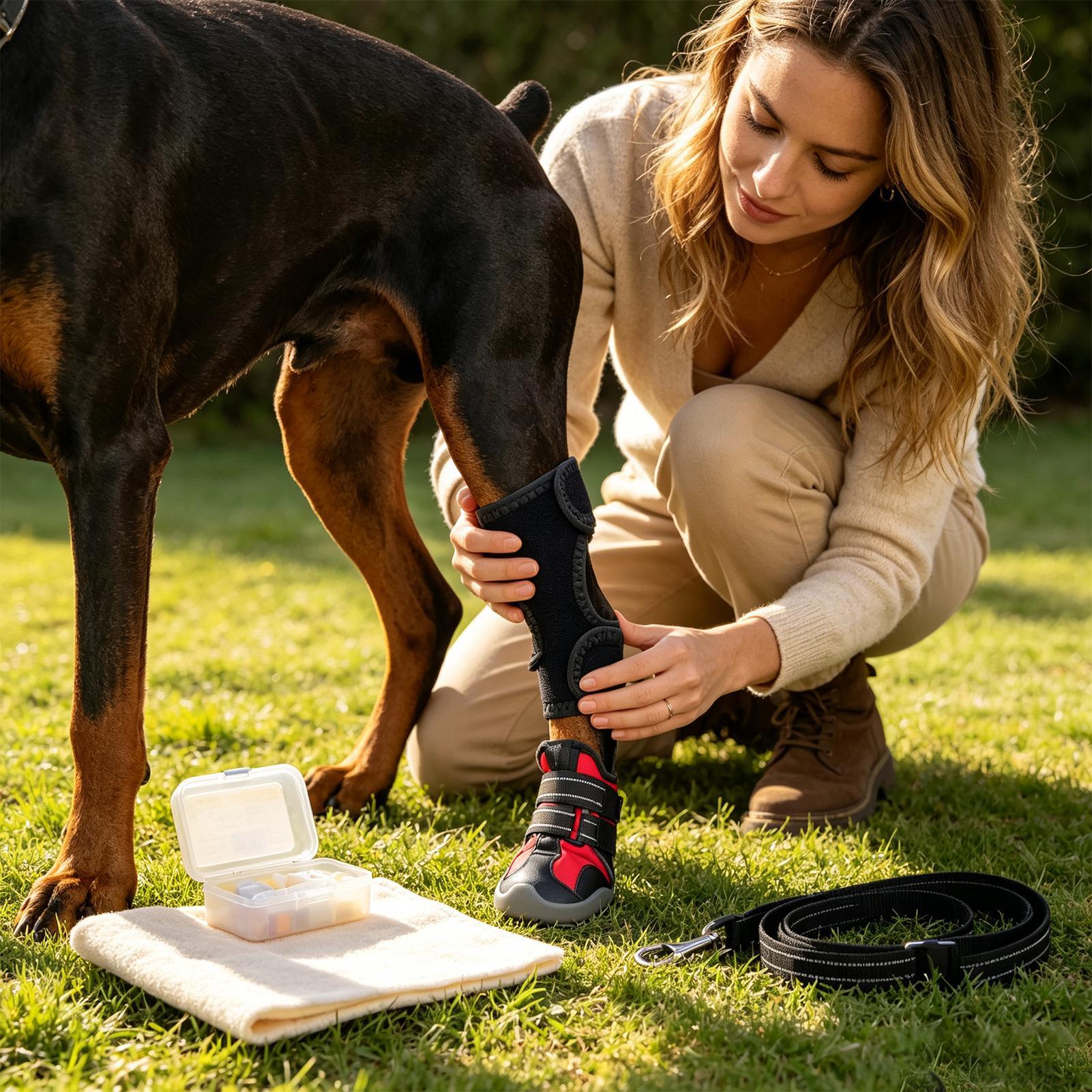 Dog Booties Pet Waterproof Bre - огляд і ціна Dog Booties Paw Protector