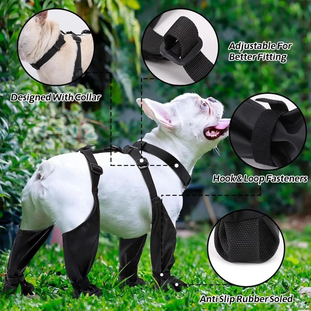 Anti-fall Waterproof Dog Shoes - огляд і ціна Dog Booties Paw Protector