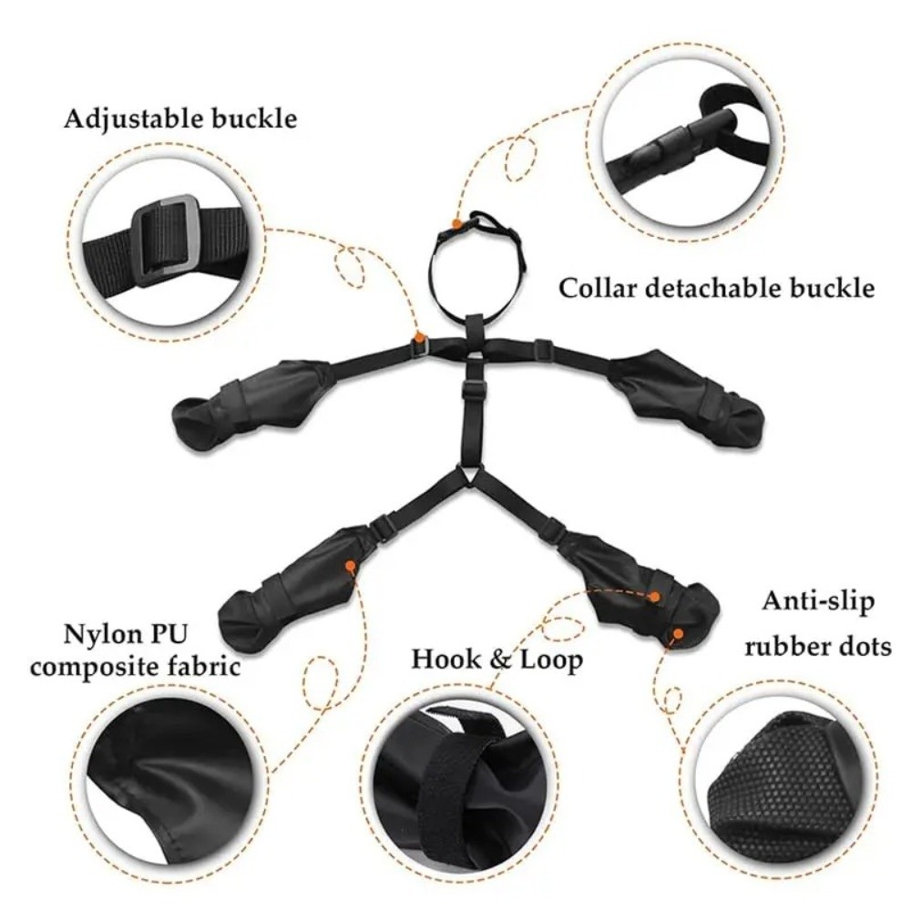Anti-fall Waterproof Dog Shoes - огляд і ціна Dog Booties Paw Protector