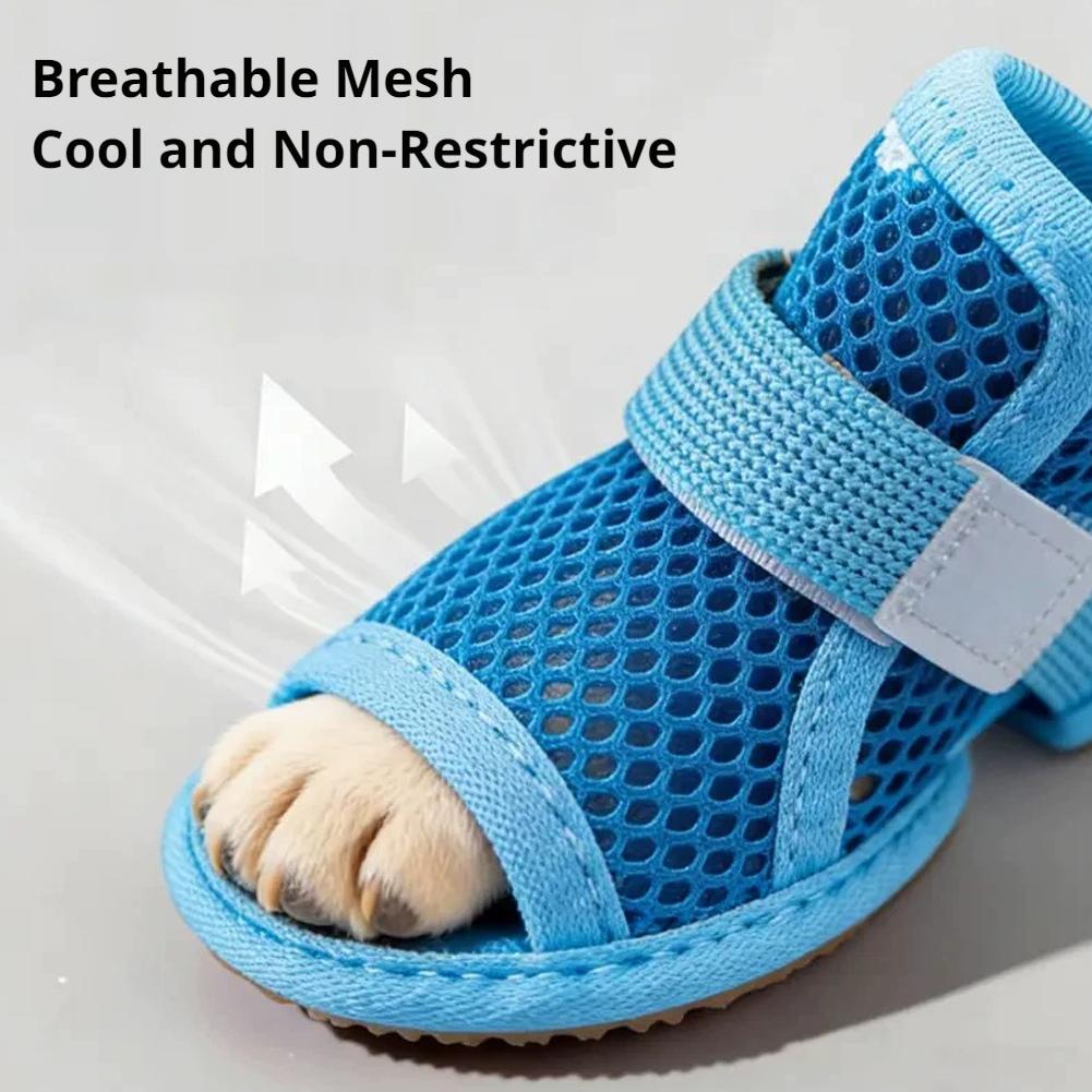 Summer Breathable Dog Shoes Me - огляд і ціна Dog Booties Paw Protector