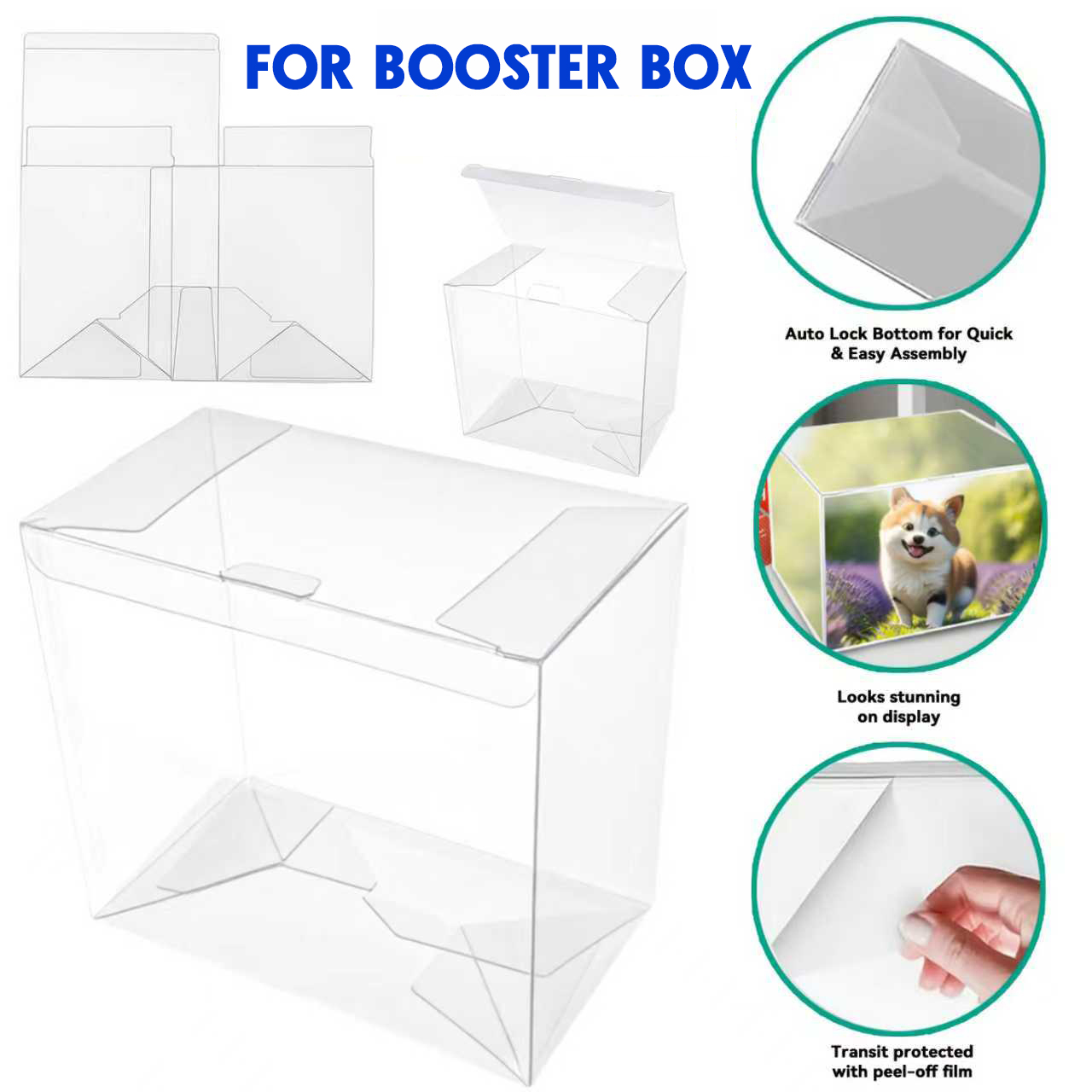 5/10pcs Clear PET Booster Box  - огляд і ціна Pet Supplies Stores