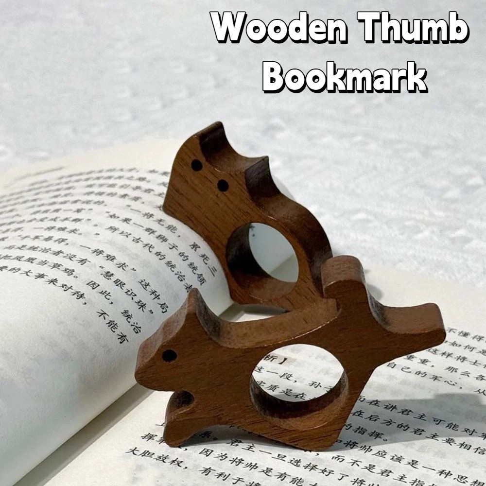 Anti-Slip Wooden Thumb Bookmar - огляд і ціна Pet Supplies Ringwood